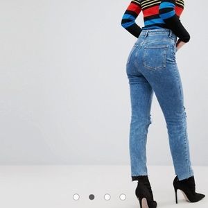 High waisted Asos jeans